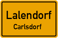 Straßenverzeichnis Lalendorf Carlsdorf