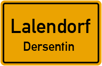 Straßenverzeichnis Lalendorf Dersentin