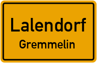 Straßenverzeichnis Lalendorf Gremmelin