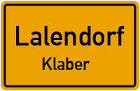 Straßenverzeichnis Lalendorf Klaber