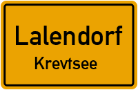 Straßenverzeichnis Lalendorf Krevtsee
