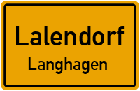 Heckenweg in LalendorfLanghagen