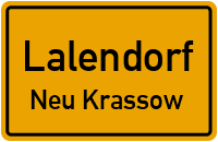 Straßenverzeichnis Lalendorf Neu Krassow