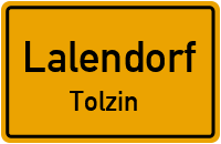 Straßenverzeichnis Lalendorf Tolzin