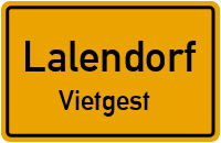 Straßenverzeichnis Lalendorf Vietgest