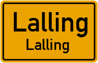 Kirchplatz in LallingLalling