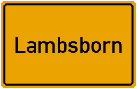 Waldstraße in Lambsborn