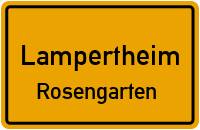 Rüdigerstraße in LampertheimRosengarten