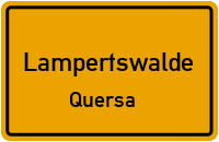 Mühlbacher Weg in LampertswaldeQuersa