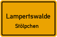 Dorfstraße in LampertswaldeStölpchen