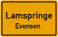 Straßen in Lamspringe Evensen
