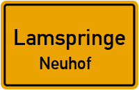 Mühlenbachstraße in LamspringeNeuhof