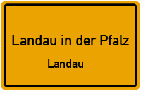 Glacisstraße in 76829 Landau in der Pfalz (Landau)