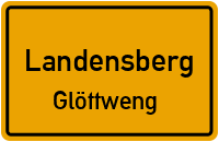 Straßenverzeichnis Landensberg Glöttweng