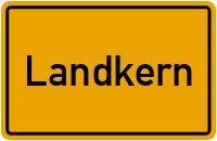 Ortsschild von Gemeinde Landkern in Rheinland-Pfalz