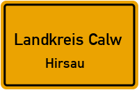 Wildbader Straße in Landkreis CalwHirsau