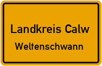 Dorfwiesenstraße in Landkreis CalwWeltenschwann
