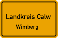 Stahlweg in Landkreis CalwWimberg
