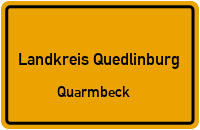Otto-Lilienthal-Straße in Landkreis QuedlinburgQuarmbeck