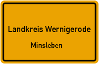 Von-Reiffenstein-Straße in Landkreis WernigerodeMinsleben