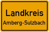 Ortsschild Landkreis.Amberg-Sulzbach