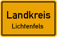 Ortsschild Landkreis.Lichtenfels
