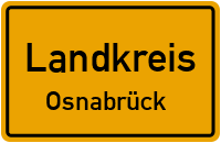 Ortsschild Landkreis.Osnabrück