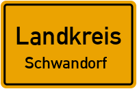 Ortsschild Landkreis.Schwandorf