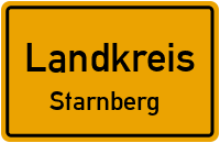 Ortsschild Landkreis.Starnberg