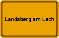 Wo liegt Landsberg am Lech?