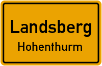 Straßenverzeichnis Landsberg Hohenthurm