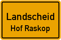 Am Raskoper Berg in LandscheidHof Raskop