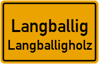 Neue Straße in LangballigLangballigholz