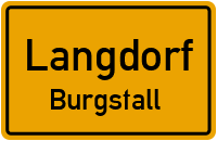 Straßen in Langdorf Burgstall