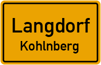 Straßen in Langdorf Kohlnberg