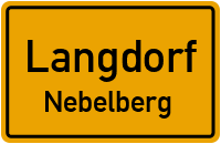 Straßen in Langdorf Nebelberg