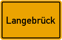 City Sign Langebrück