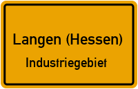 Straßenverzeichnis Langen (Hessen) Industriegebiet