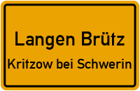 Mittelweg in Langen BrützKritzow bei Schwerin