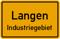 Ampèrestraße in LangenIndustriegebiet