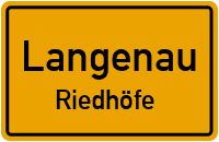 L 1232 in LangenauRiedhöfe