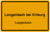 Bogenstraße in Langenbach bei KirburgLangenbach