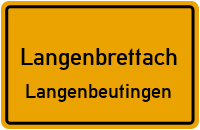 Neuer Bergweg in 74243 Langenbrettach (Langenbeutingen)