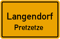 Straßenverzeichnis Langendorf Pretzetze