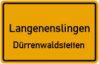 Zwiefalter Straße in 88515 Langenenslingen (Dürrenwaldstetten)