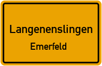 Fürstenbergstraße in LangenenslingenEmerfeld