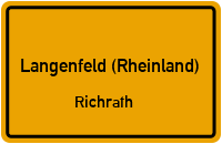 Berghausener Straße in 40764 Langenfeld (Rheinland) (Richrath)