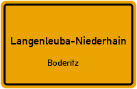 Boderitz in Langenleuba-NiederhainBoderitz