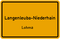 Lohma in 04618 Langenleuba-Niederhain (Lohma)