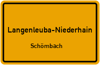 Schömbach in Langenleuba-NiederhainSchömbach